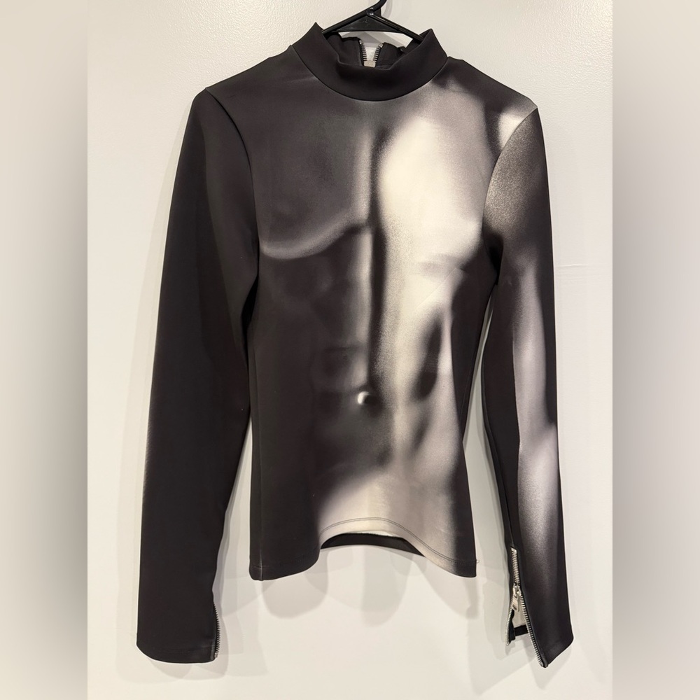 Balmain Men’s Body Printed Top Size Small